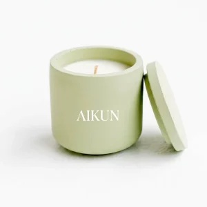 Colored Ceramic Cup Scented Candle for Hotel Spa Wedding Favor Bulk Order Custom Brand Gift Packaging