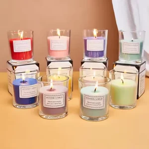 Colored Soy Wax Aromatic Custom Scented Candles Light Luxury Scented Candles