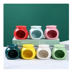 Colorful Ceramic Oil Warmer Wax Melt Burner for Wax Melts