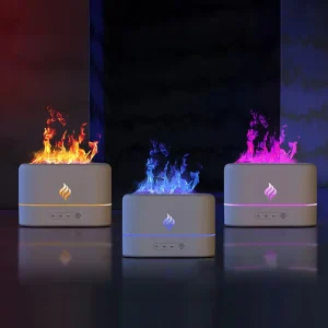 Colorful Essential Oil Humidifier Simulation Flame Aroma Diffuser for Home