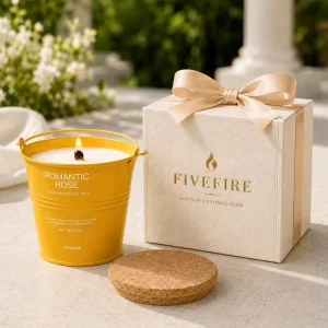 Colorful Luxury Soy Wax Cylindrical Scented Candle Glass Jar Holiday Scent Christmas Gift Long Lasting Aromatherapy