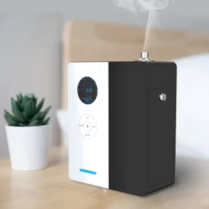 Commercial Hotel Use Metal Electric Wall Mounted Portable Aroma Diffuser Pure Essential Oil App Controlled Two Fluid