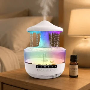 Commercial Hotel for Aroma Diffuser Built In Speaker LED Light Effects Tabletop Portable Ultrasonic Aromatherapy Household