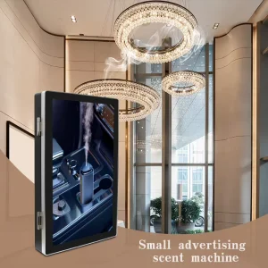 Commercial Scent Diffuser with Digital Advertising Display Screen Wall Mounted Aroma Marketing Machine for Hotel Mall Elevator