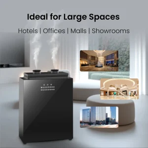 Commercial Scent Machine Double Bottle Diffuser Bluetooth Wifi App Control Aroma Diffuser Machine for Big Area