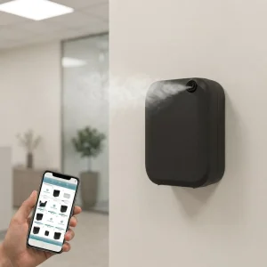 Commercial Smart Waterless Essential Oil Aroma Diffuser, Wall Mounted