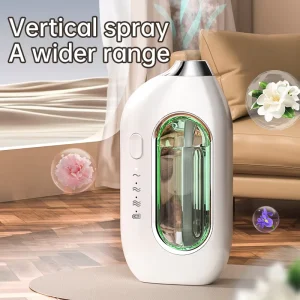 Compact Wall Mounted Waterless Plug In Silent Nano Atomization Auto Off Home Office Fragrance Aroma Scent Diffuser