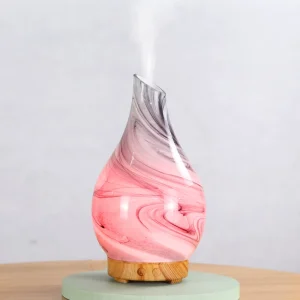 Cool Mist Electric Glass Aroma Diffuser and Humidifier, Portable, for Home and Hotel Tabletop Use