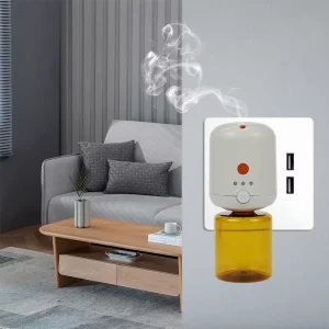 Crearoma Mini 130ml Electric Aroma Diffuser Small Plastic Wall Plug Scent Machine in French Operating Language