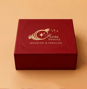 Creative Cosmetic Perfume Set Box Embossing Logo Recyclable Rigid Cardboard Box Sponge for Perfume Face Cream Gift Packaging