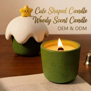 Creative Design Plant Mixed Wax Star Scented Candle Box Ideal for Daily Home Fragrance & Bridesmaid Hand Gifts