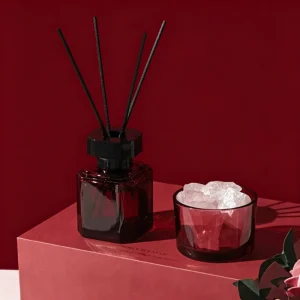 Creative High-end Flameless Fragrance Reed Diffuser Essential Oil Aromatherapy Gift Set for Holiday Souvenir Business Present