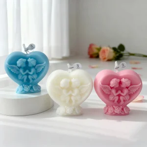 Creative Novelty Shaped Scented Candles Bulk Vanilla Aroma Candle for Home Wedding Valentine’s Day Decorative