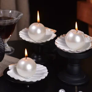 Creative Pearl Shell Shaped Soy Wax Scented Candles Custom Handmade Home Decor Personalized Gifts Aromatherapy Candles