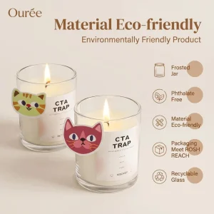 Creative Scented Candle Gift Box for Indoor Use Home Us Solid Fragrance Bedroom Premium Scented Candle Ornament