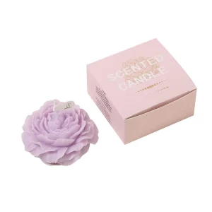 Creative Scented Candles Multi Color Flower Home Fragrance Scented Candle Party Decoration Supplies Peony Shaped Scented Candles