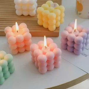 Creative Spherical Soy Wax Magic Cube Scented Candle Premium Luxury Aromatherapy Wedding Gift Handcrafted Home Holiday Votive