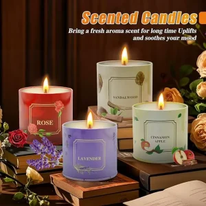 Creative Tin Can Scented Candle Customized Soy Candle Romantic Home Fragrance Gift Box