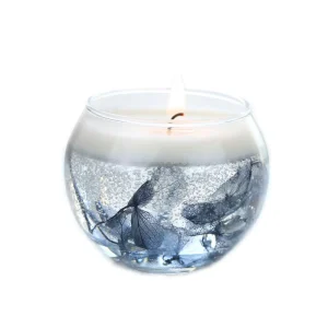 Creative Translucence Dried Flower Decorate Scented Candle Organic Soy Wax Scented Candle for Home Decoration
