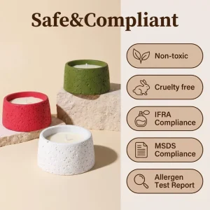 Cross border Best selling Creative Cement Candle Cup Scented Candle Romantic Fragrance Holiday Gift Scented Candle