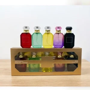 Cross border Bestseller for Perfume 5 piece Set Middle Eastern Dubai style Arabic Fragrance Long lasting Scent Lady Spray