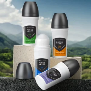 Cross border FLORA RUBY Herbal Unisex Portable Ball Deodorant Long lasting Fresh Dry Antiperspirant Roll on Body Fragrance