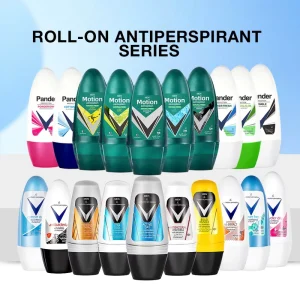 Cross border Foreign Trade Factory Direct Sale Unisex Adults Antiperspirant Roll on Deodorant 50ml Long lasting Dryness Floral