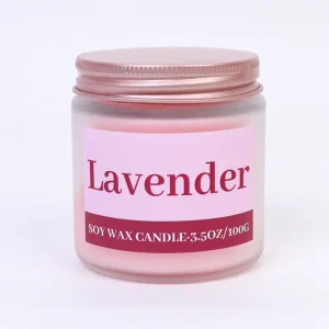 Cross border Glass Cup Soy Wax Scented Candle Household Indoor Long lasting Smokeless Scented Candle Mother’s Day Gift