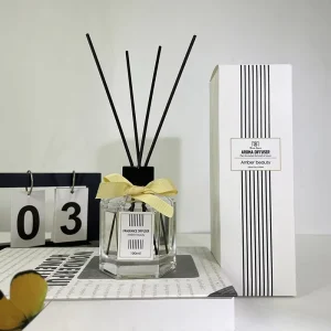 Crystal Decorative Perfume 150Ml Custom Fragrance Oil Reed Diffuser Glass Diffuser Reed