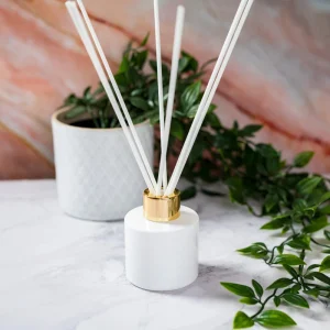 Crystal Glass 100ml Reed Diffuser Bottle with Screw Lids and Stopper