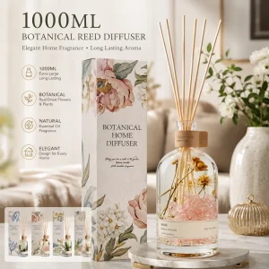 Custom 1000ml Reed Diffuser Set with Gift Packaging