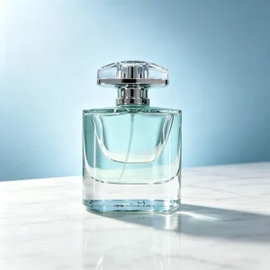 Custom 60ml Square Eau De Toilette Perfume Glass Bottle High Quality Transparent Refillable Spray Bottle Custom Logo Cap