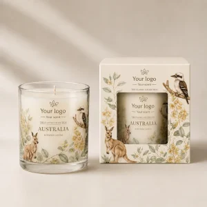 Custom Australian Wildlife Scented Candle Gift Box OEM ODM Private Label Soy Wax Candle Manufacturer