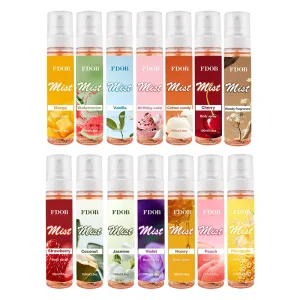 Custom Body Deodorant Fragrance Spray 14 Scents Unisex Long Lasting Scent for Men & Women