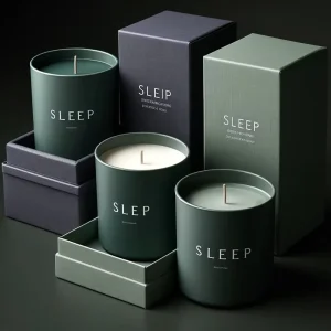 Custom Candles Gift Box Set Premium Long Lasting Fragrance Ceramic Scented Candle Natural Soy Wax Scented Candle