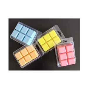 Custom Color Scented Soy Wax Candle Melts Cubes Clamshell Pack Fragrance Wax Tarts Home Wedding Festival Gift