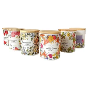 Custom Creative Exquisite Colored Decoration Wood Wick Luxury Glass Candle Jars Scented Private Label Soy Wax Candles With Lid