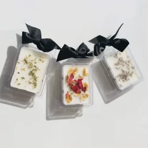 Custom DIY Wax Melt Containers Candles Making Mold 6 Cavity Round Clamshells for Tarts Wax Melts Blister Plastic Box