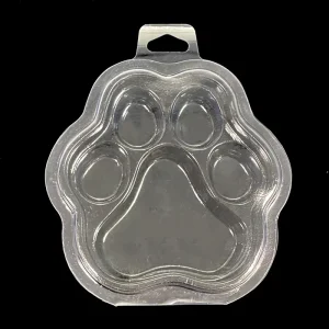 Custom Design Different Shapes Scented Candle Cavity Wax Melts Tray Clear PET Plastic Blister Clam Shell Packaging