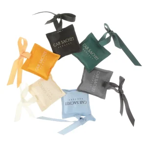 Custom Design Home Car Perfume Scented Sachet Bags Hanging Small Bag Ribbon Car Drawer Closet Car Vent Clip Diffuser