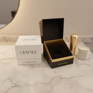 Custom Design Luxury Cosmetic Beauty Skincare Packaging Box 50g Essential Oil Perfumes Cosmetic Paper Box Makeup Set Box