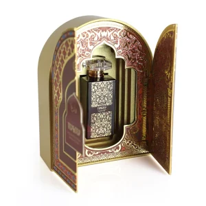 Custom Design Rigid Double Open Door Magnetic 50ml 100ml Perfume Bottle Sets Carton Cardboard Packaging Gift Box