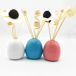 Custom Dried Flower Frosted Empty Reed Diffuser Bottle 50Ml 100Ml with Gift Box