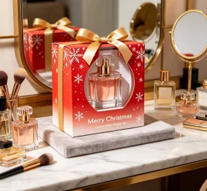 Custom Eco Friendly Women Fruity Scent Christmas Gift Box Perfume Spray Set Long Lasting Fragrance 100ml Luxury Packaging