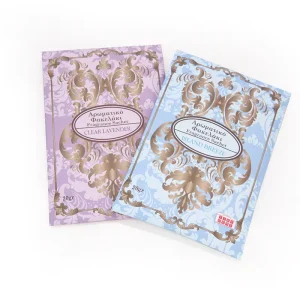 Custom Fragrance Hanging Paper Cotton Linen Aroma Pouch Scented Sachet Bag for Closet Wardrobe Aroma Aromatherapy Air Freshener