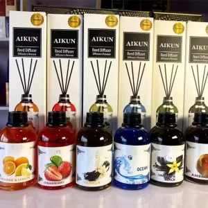 Custom Fragrance Reed Diffuser with Blank Gift Box and Label Essential Oil Aromatherapy