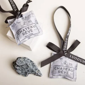 Custom Fragrance Scented Car Perfume Air Freshener Woven Fabric Sachets Aroma Bag With Bowknot