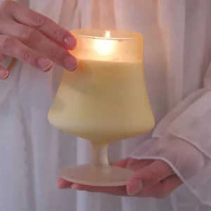 Custom Glass Candle Jar Long Lasting Home Decor Fragrance Aromatherapy Soy Wax Luxury Scented Candles Gift Set for Women