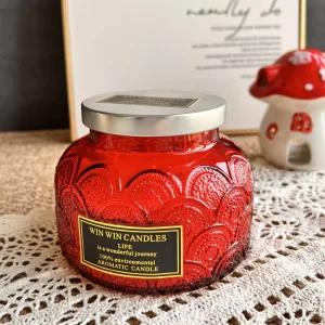 Custom Glass Scented Aromatherapy Candles Luxury Gift for Home Relax