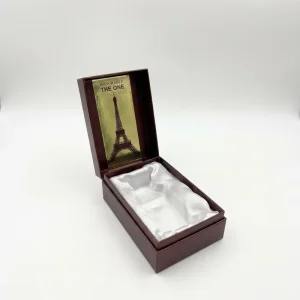 Custom Gold Foil Perfume Gift Box with Velvet Insert Recyclable Luxury Packaging Box UV Coating for Perfume Set Box